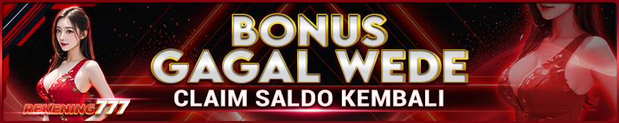 Rekening777 BONUS GAGAL WITHDRAW